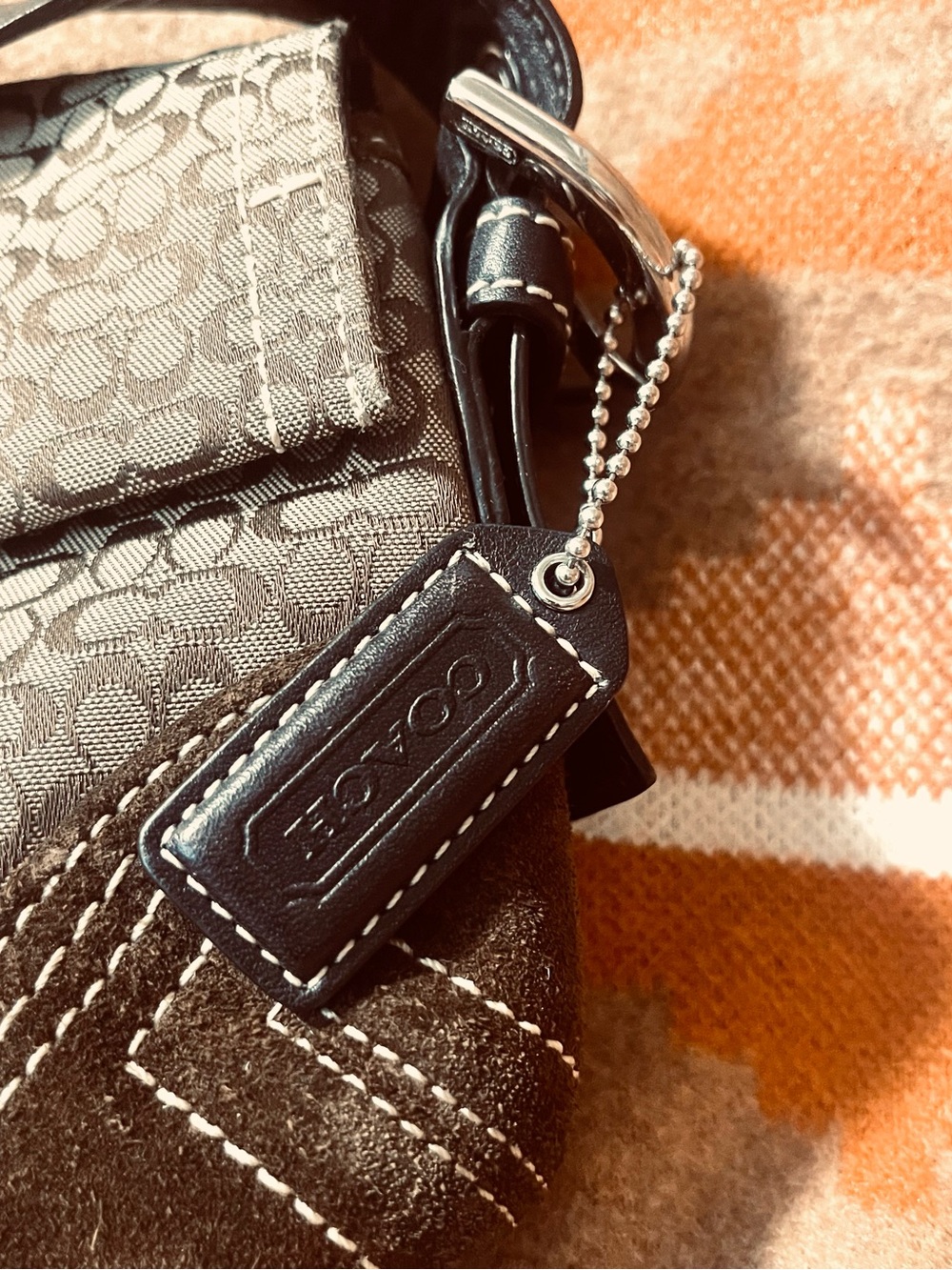 Vintage 2006 Coach Soho Signature Demi Flap Bag (Style 3628) - Flawless! - Picture 4 of 5